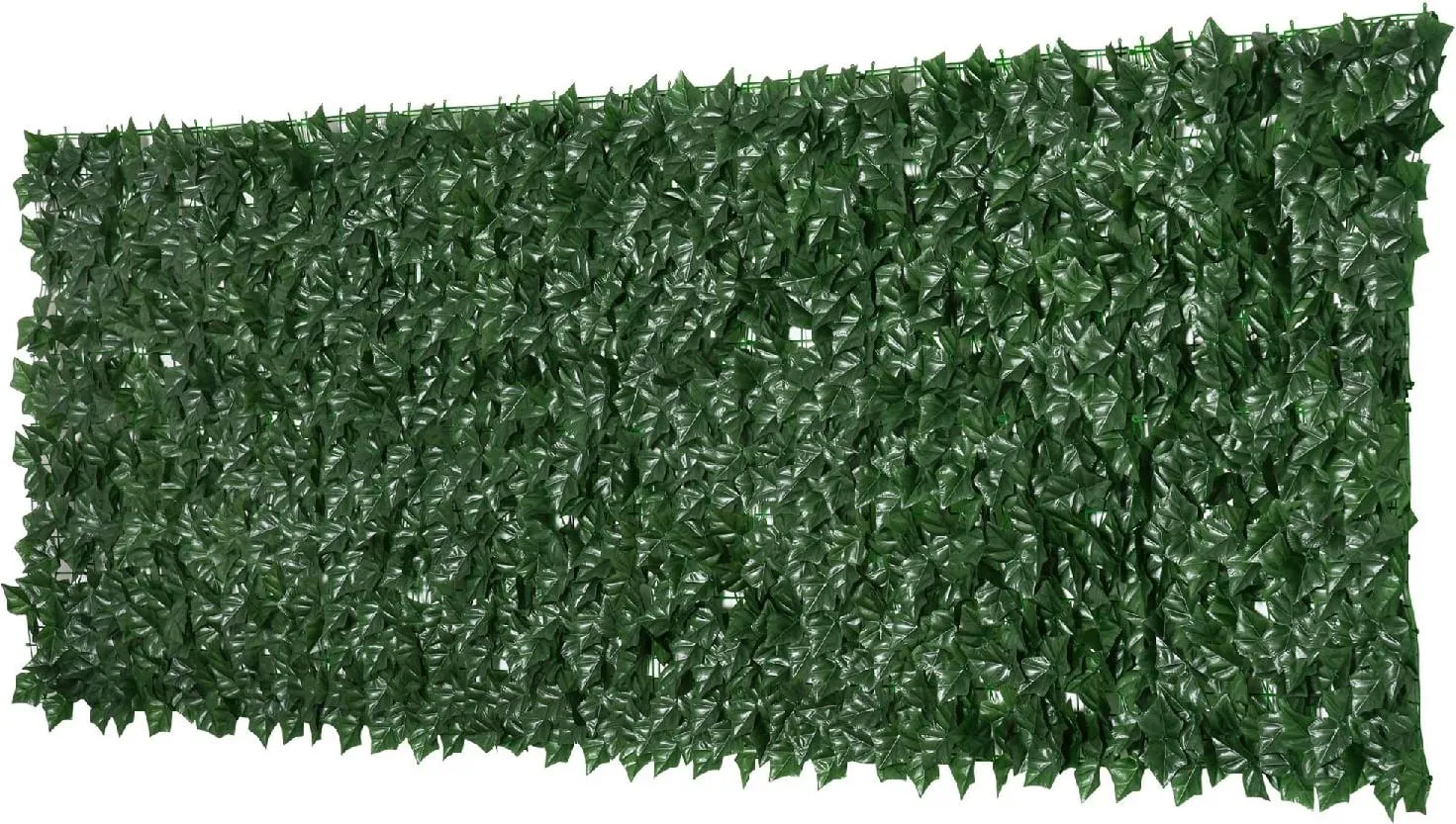 VivaGarden Rotolo di Siepe Artificiale per Balcone e Giardino in PE Anti-UV  con Foglie Verde Scuro 300x100cm - 200844