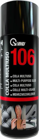 VMD 106 COLLA SPRAY MULTIUSO DA 400 ML con Valvola Regolabile