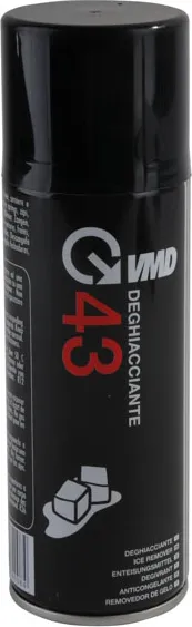 VMD SPRAY 200ML DEGHIACCIANTE SCIOGLI GHIACCIO NEVE RAPIDO PARABREZZA VETRI  AUTO 43