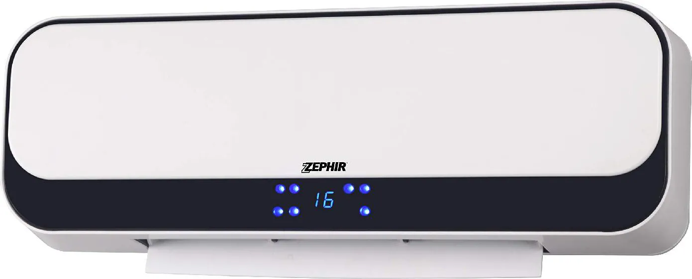 Zephir Termoventilatore da parete Ceramico Stufa elettrica Potenza 2000  Watt Timer Telecomando - ZMW1002B