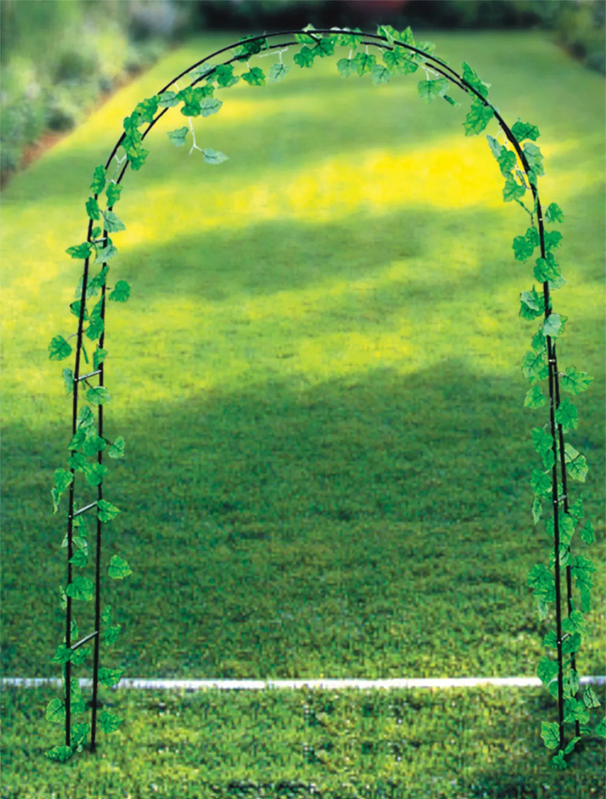 Zhejang Arco per rampicanti da giardino in metallo per fiori piante  dimensioni 137x38x200/240 cm - 260035