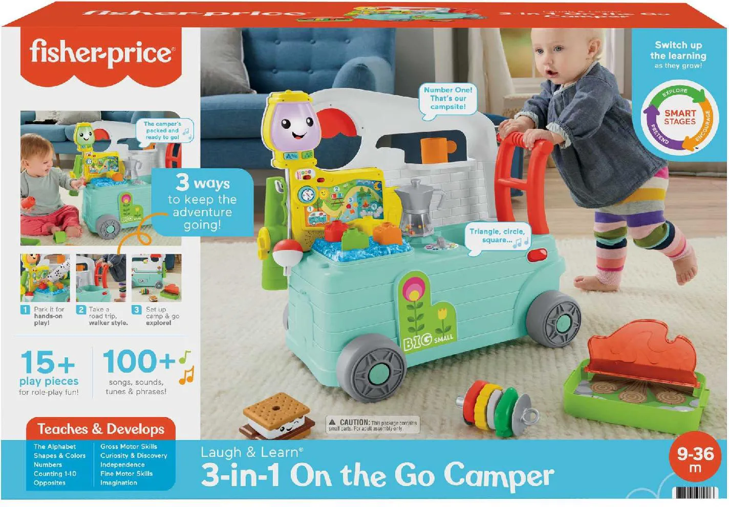 Fisher Price Camper Grandi Avventure, Prima infanzia