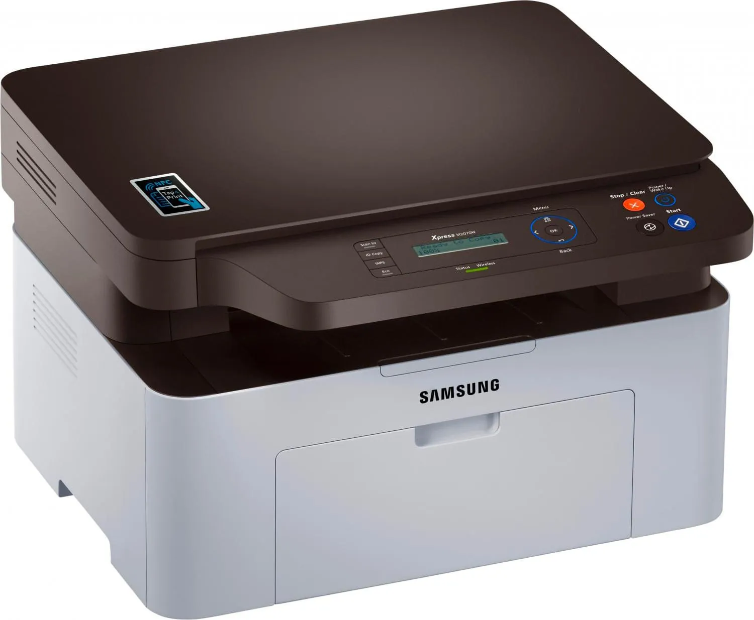 Samsung Stampante Multifunzione Laser bianco e nero A4 Wifi Stampa Copia  Scanner a Colori USB colore Nero / Bianco - SS298D SL-M2070W Xpress