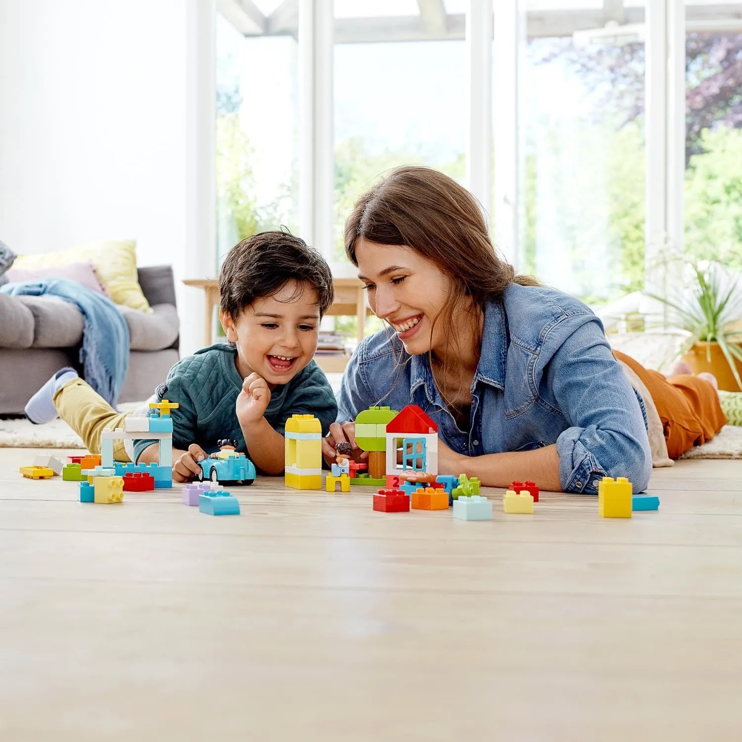 lego Duplo - Classic Contenitore di Mattoncini, Giochi Educativi per  Sviluppo Abilità Motorie Complesse per Bambini da 1,5+ Anni - 10913