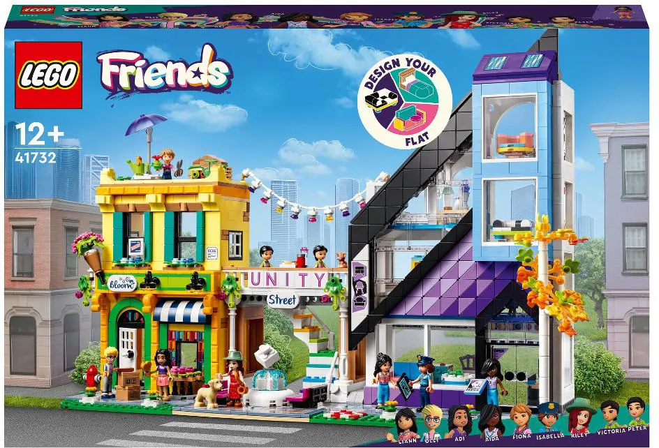 Negozio di design e fioraio del centro - Lego Friends (41732) - Set  costruzioni - Lego - Giocattoli