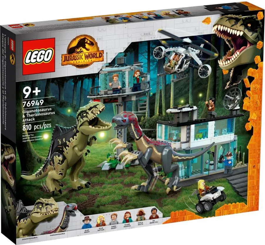 LEGO Jurassic World La Cattura dei Velociraptor Blue e Beta, Giochi per  Bambini dai 6 Anni in su con Camion e Dinosauri Giocattolo, 76946