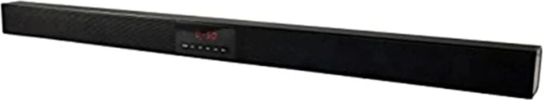 Akai Soundbar 2.0 Display LCD USB AUX Micro SD Telecomando Nero K65B