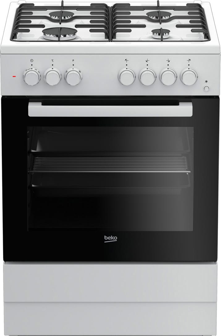 Cucina a Gas 4 Fuochi con Forno Elettrico Ventilato Beko ...