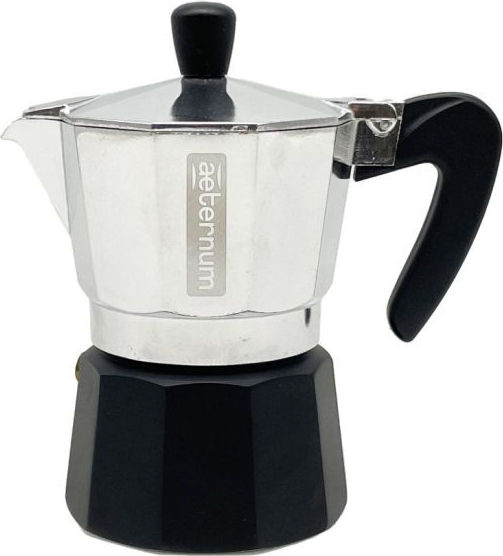 Bialetti Caffettiera Moka Black Pearl 3 Tazze in Alluminio Nero  BIAMOKA3NERA