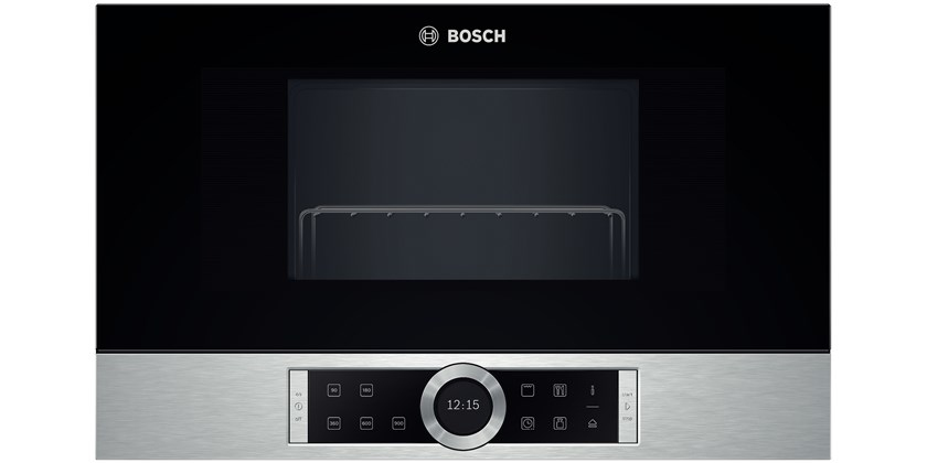 Bosch Forno a Microonde Incasso Grill 21 Litri 900 Watt 60 cm -  BER634GS1