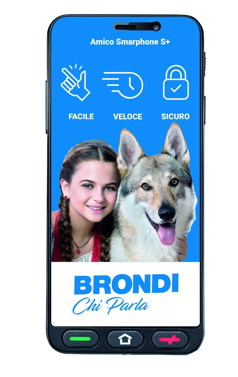 Brondi Smartphone 5,7\" AMICO SMARTPHONE S+ 8GB 4G Lte Nero