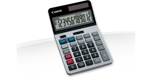 Canon Calcolatrice da tavolo 12 cifre Batteria / Solare 9405B001 KS-1220TSG