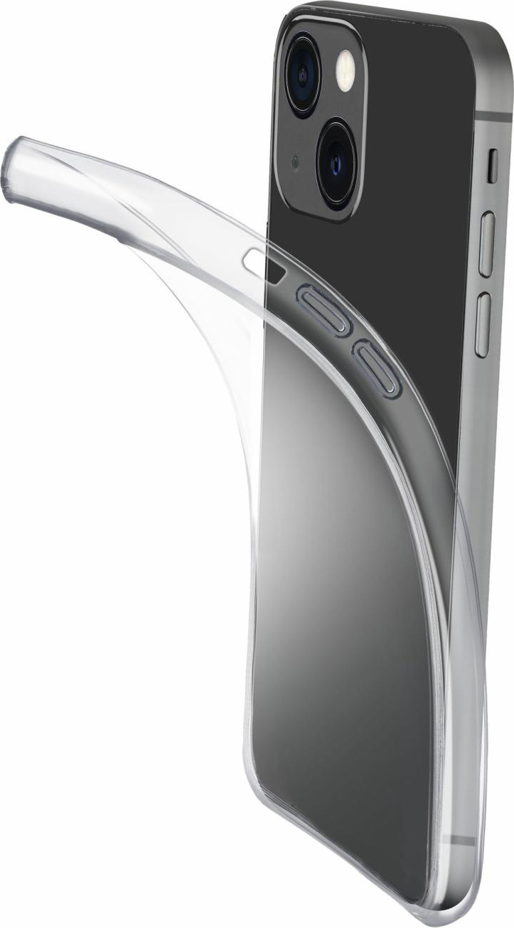 Cellularline Cover iPhone 14 Plus in gomma morbida ultra sottile e trasparente