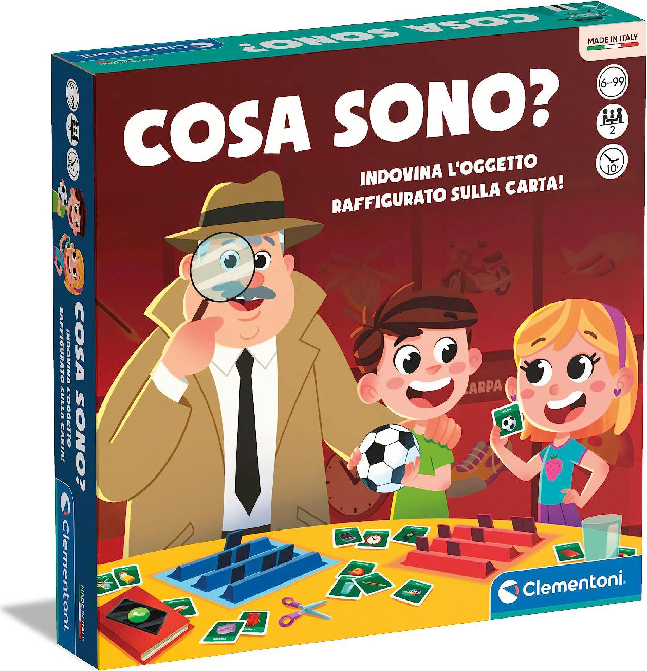 Clementoni - 7 e Mezzo - Carte 6 Anni, Gioco da Tavolo Bambini, 2