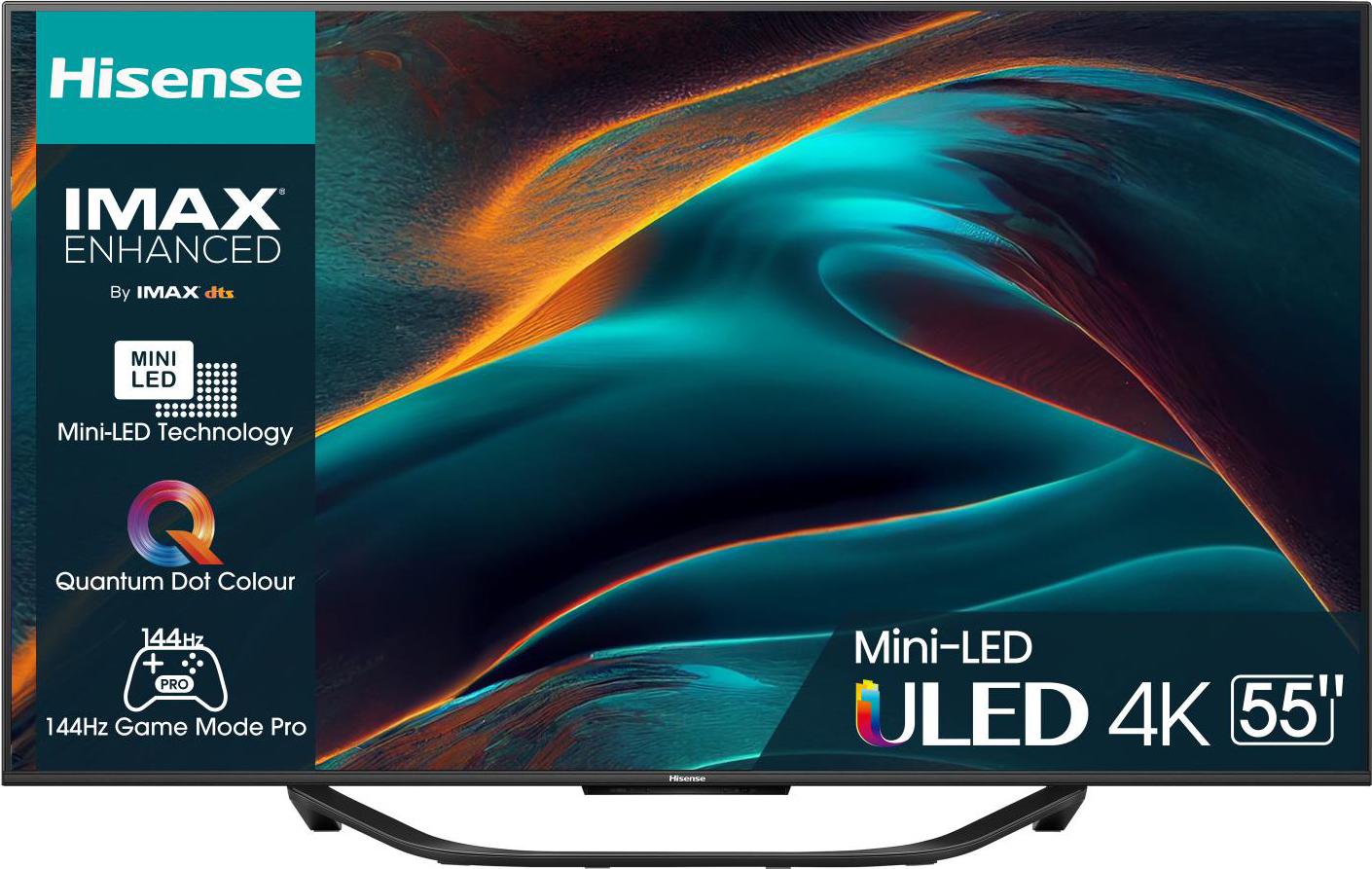 Smart TV 55\" 4K UHD Mini-LED 144 Hz Vidaa OS Grigio Hisense 55U79KQ