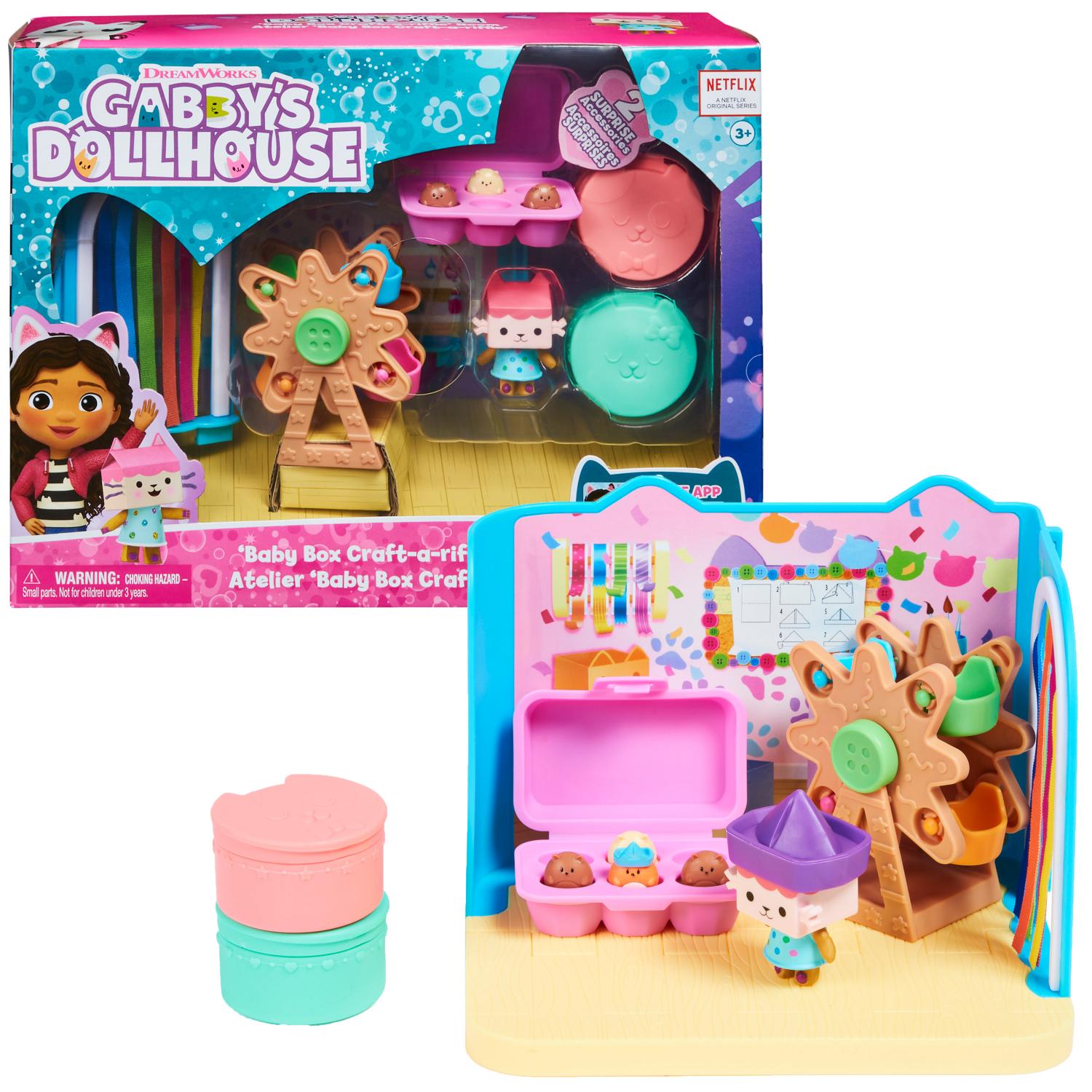 Spin Master Playset Gabby S Dollhouse Baby Box Craft A Riffic - 6064151