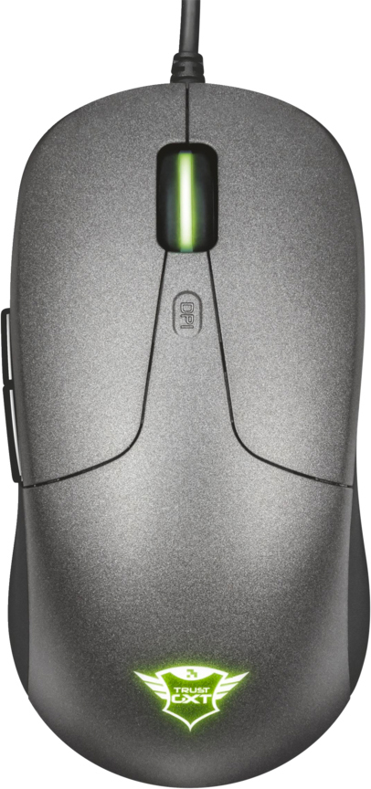 Trust Mouse con Filo USB Ottico 5000 DPI 6 Tasti Illuminato Nero GXT 180 Kusan
