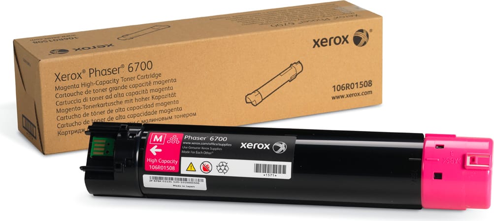 Xerox Cartuccia Toner Ad Alta Capacità Magenta Phaser 6700 106R01508