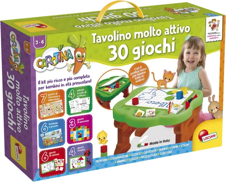 Carotina Baby Raccolta Giochi Educativi - Lisciani - Carotina - Giochi di  memoria - Giocattoli