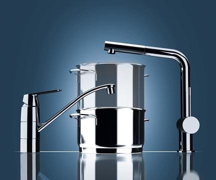 Grohe Miscelatore Cucina Eurocube, Cromo, 31395000 